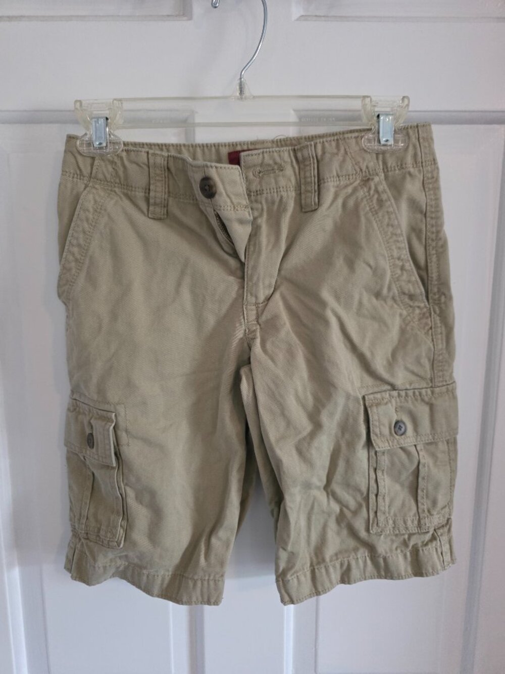Arizona Tan Beige Khaki Cargo Shorts Boys Youth size 12